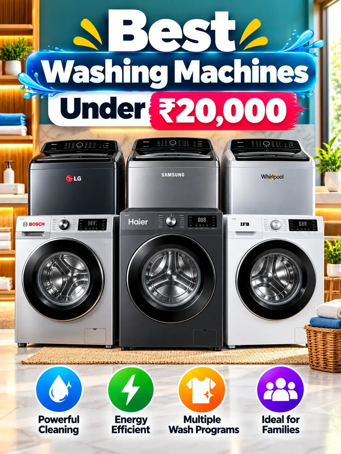 Best Washing Machines Under 20000