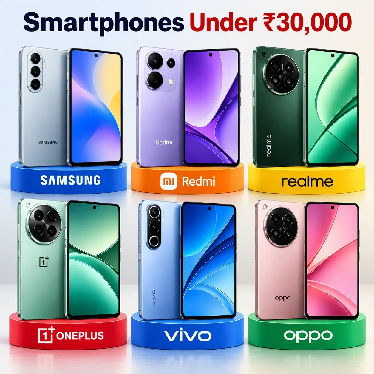 Best Smartphones Under ₹30000