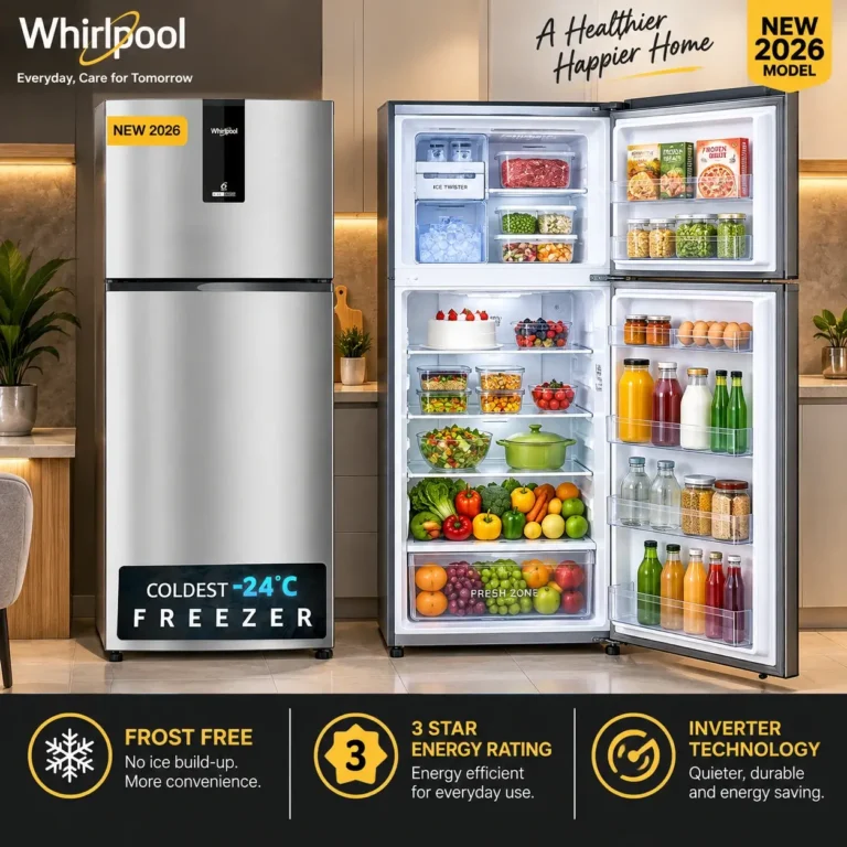 Best Whirlpool 300 L Double Door Refrigerator