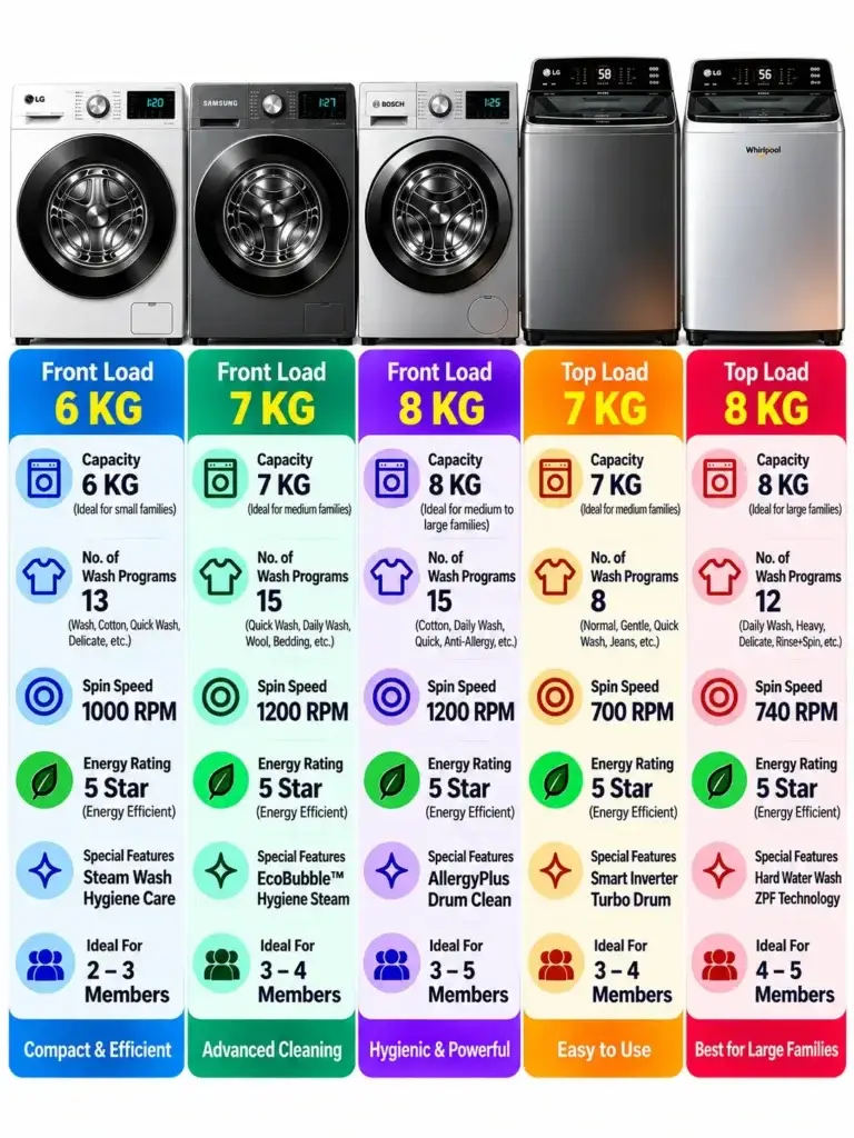 Washing Machine Comparison Guide